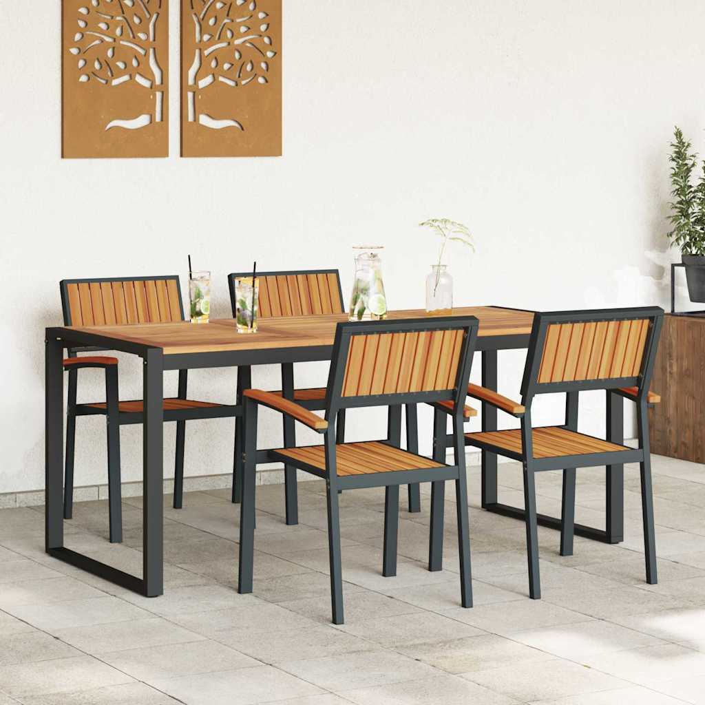 8721102817472_mo-im_en_hd_2 vidaXL Garden Dining Set 5 pcs Black and brown 180 x 90 x 75 cm - Image 4