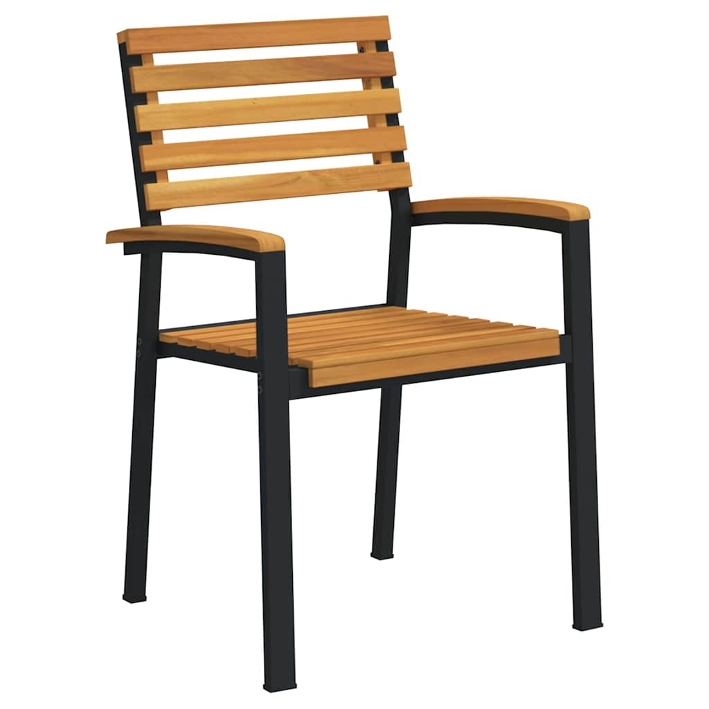 8721102817571_wbg-an_en_hd_1 vidaXL Garden Dining Set 3 pcs Black and brown 90 x 90 x 75 cm - Image 5