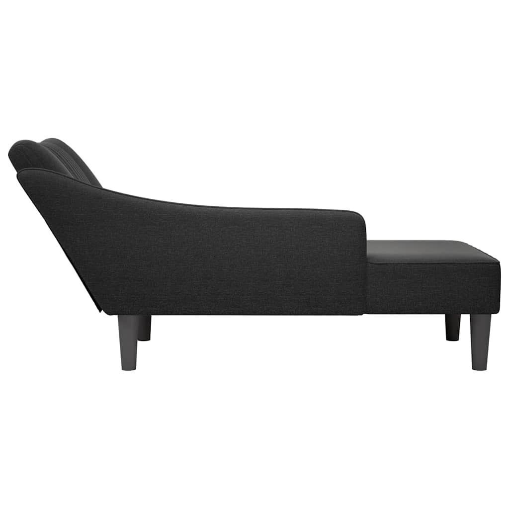 8721102822704_g_en_hd_4 vidaXL Chaise Lounge with Right Armrest Black Fabric - Image 5