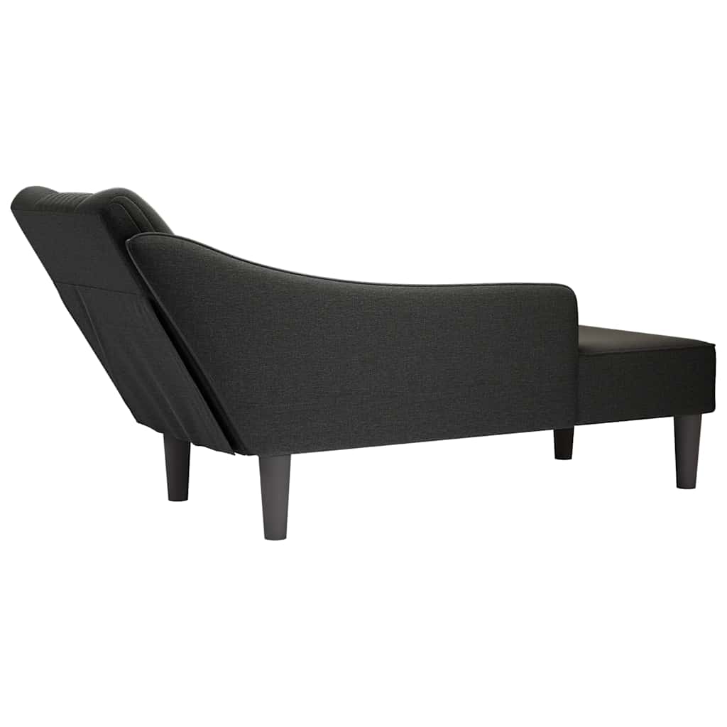 8721102822704_g_en_hd_5 vidaXL Chaise Lounge with Right Armrest Black Fabric - Image 6