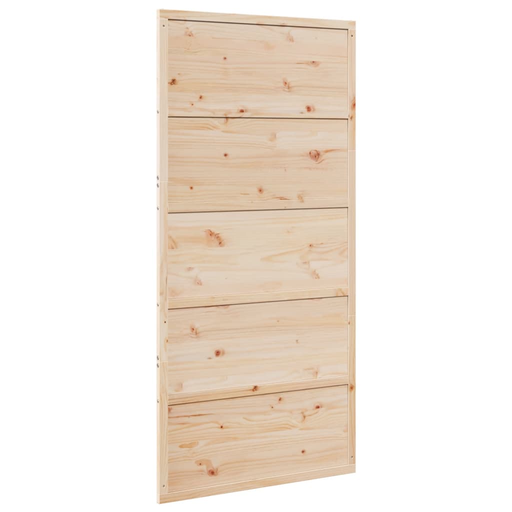 8721102822964_a_en_hd_1 vidaXL Barn Door 100x208 cm Solid Wood Pine - Image 2
