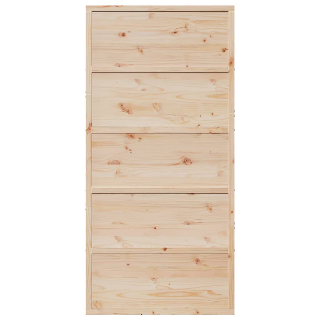 8721102822964_g_en_hd_2 vidaXL Barn Door 100x208 cm Solid Wood Pine - Image 4