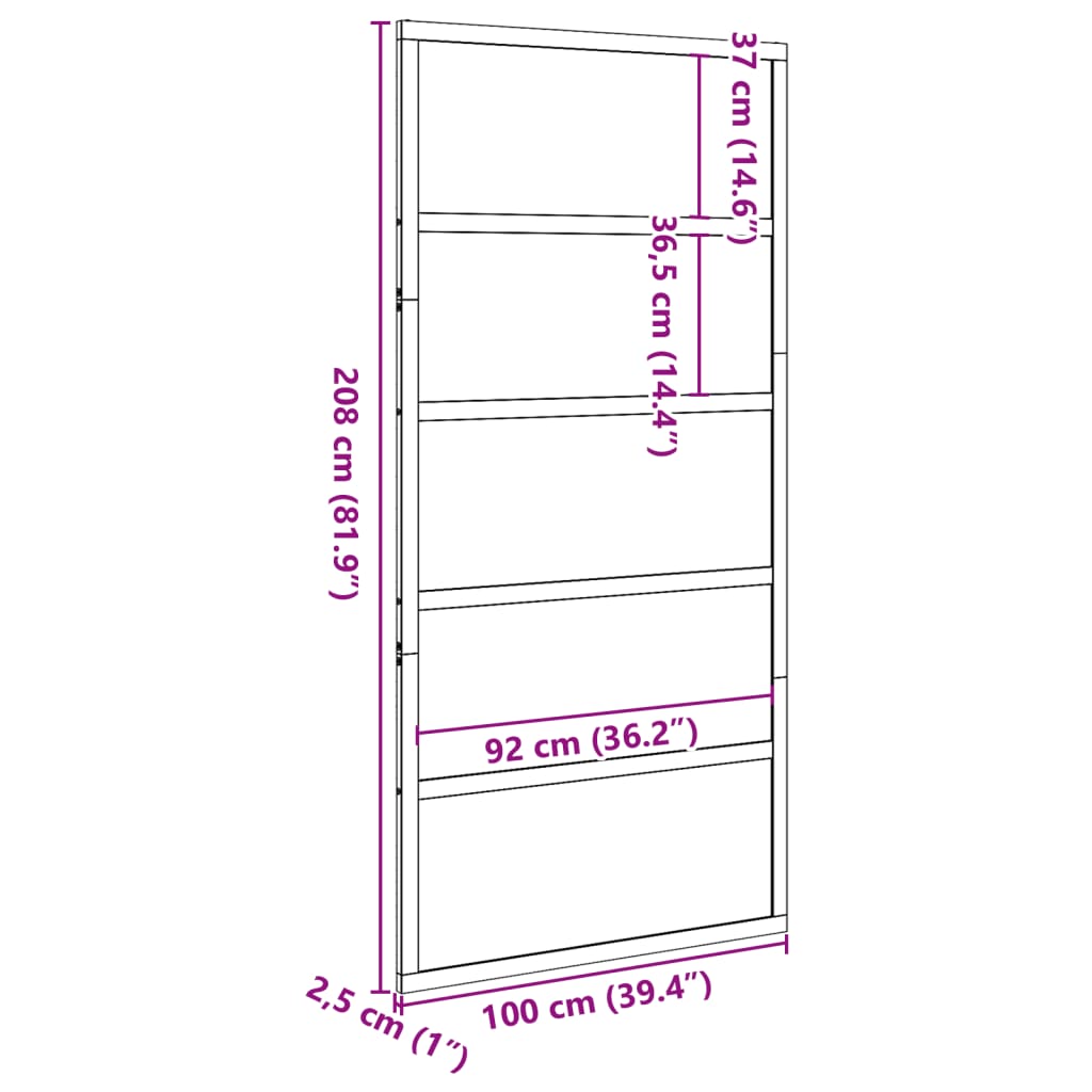 8721102822964_g_en_hd_8 vidaXL Barn Door 100x208 cm Solid Wood Pine - Image 10