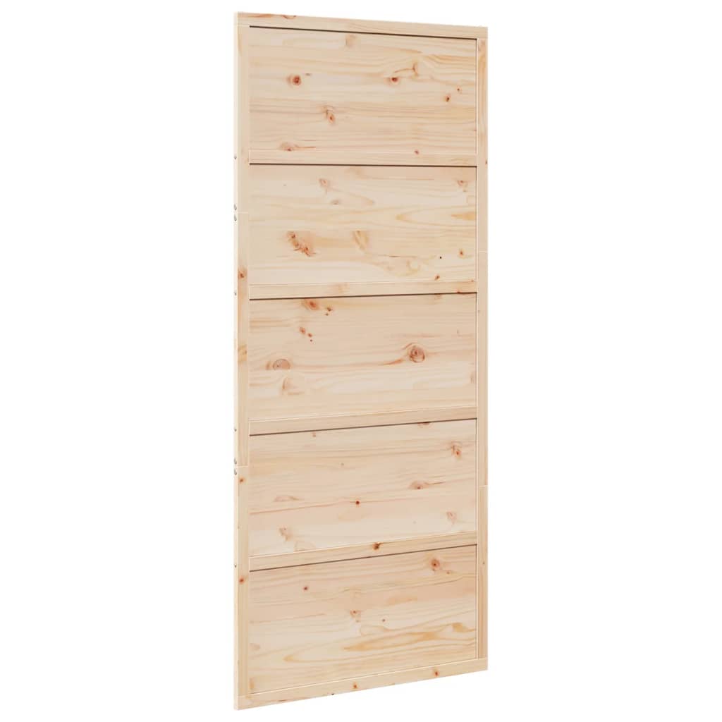 8721102822995_a_en_hd_1 vidaXL Barn Door 90x208 cm Solid Wood Pine - Image 2