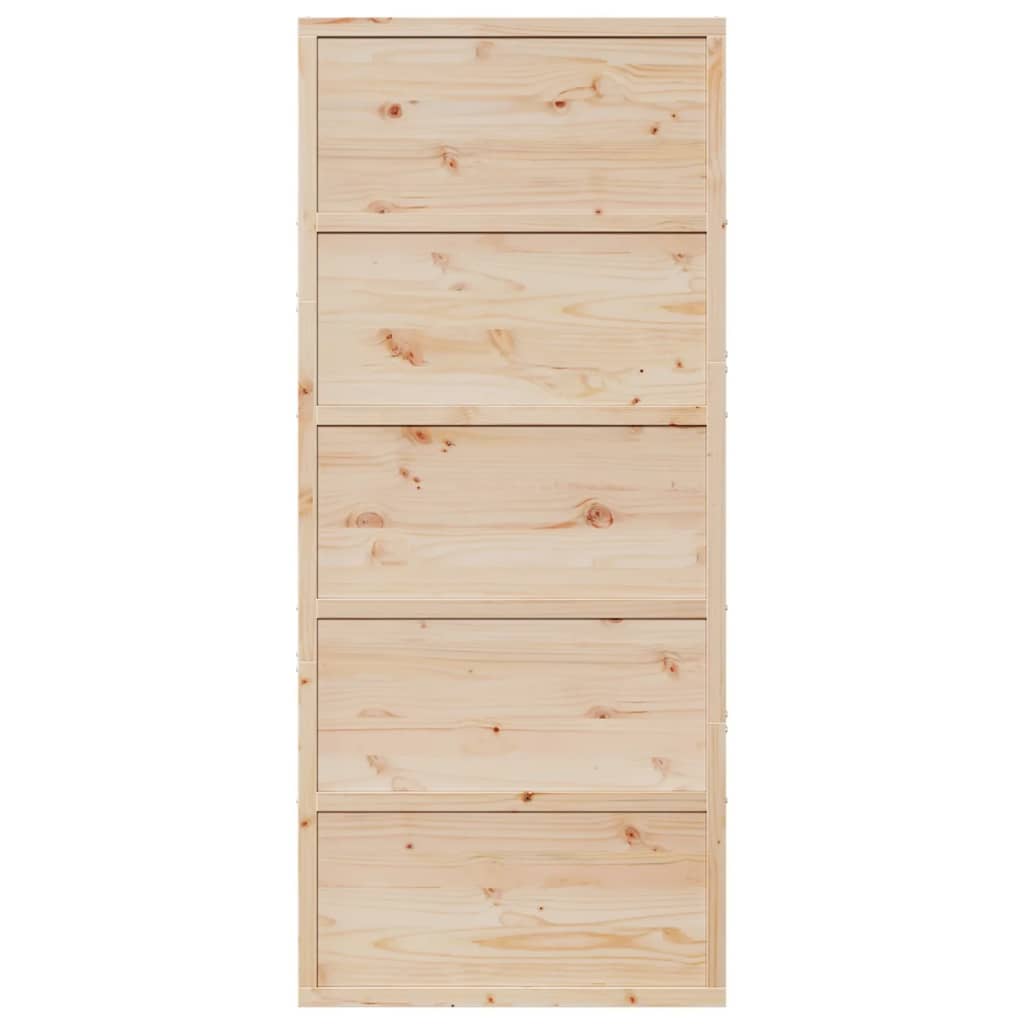 8721102822995_g_en_hd_2 vidaXL Barn Door 90x208 cm Solid Wood Pine - Image 4