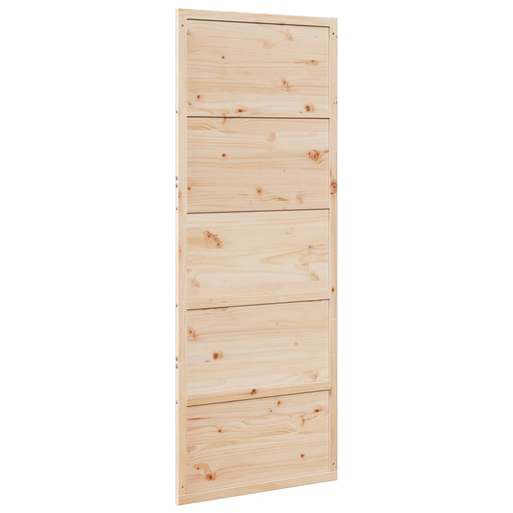 8721102823022_g_en_hd_4 vidaXL Barn Door 80x208 cm Solid Wood Pine - Image 6