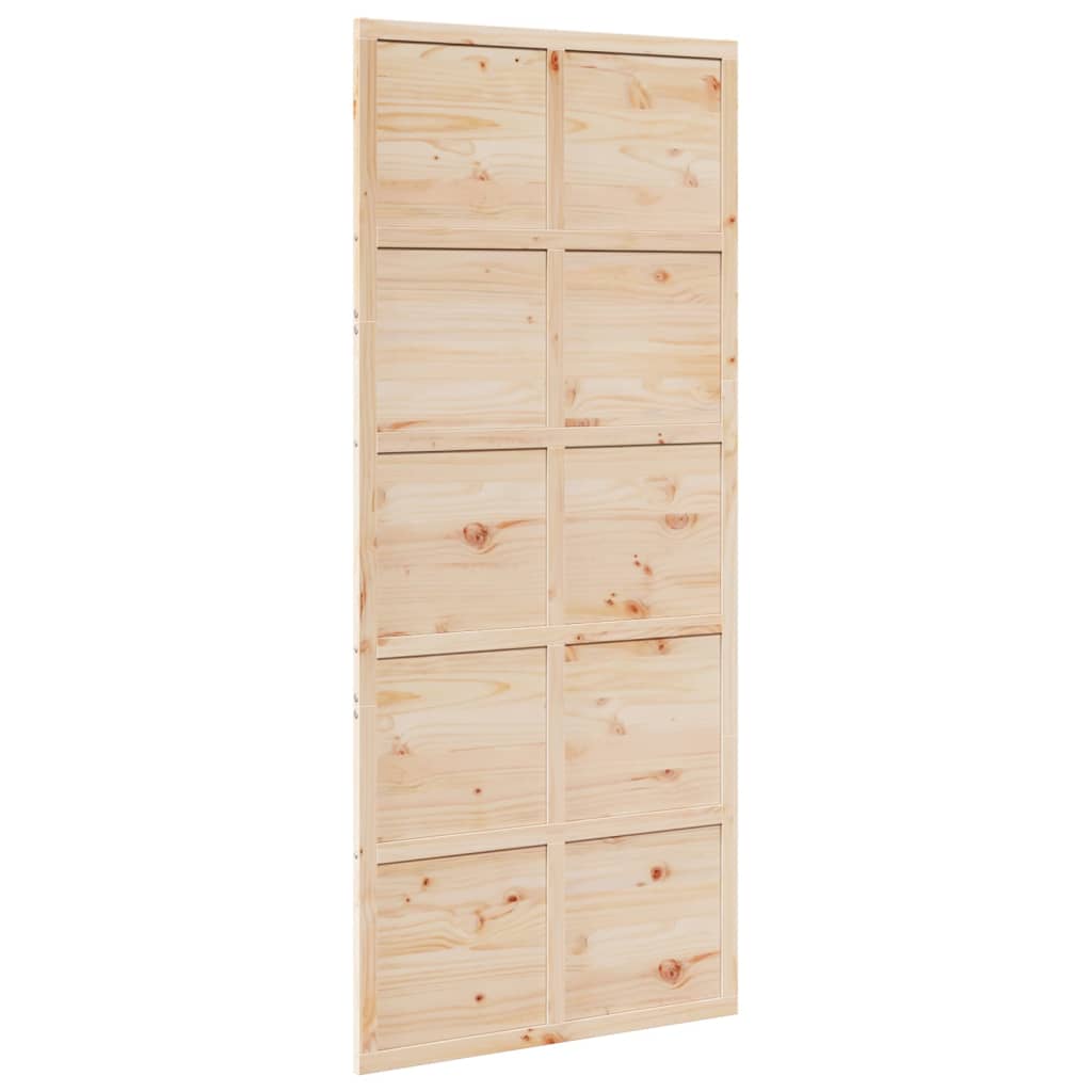 8721102823084_a_en_hd_1 vidaXL Barn Door 90x208 cm Solid Wood Pine - Image 2