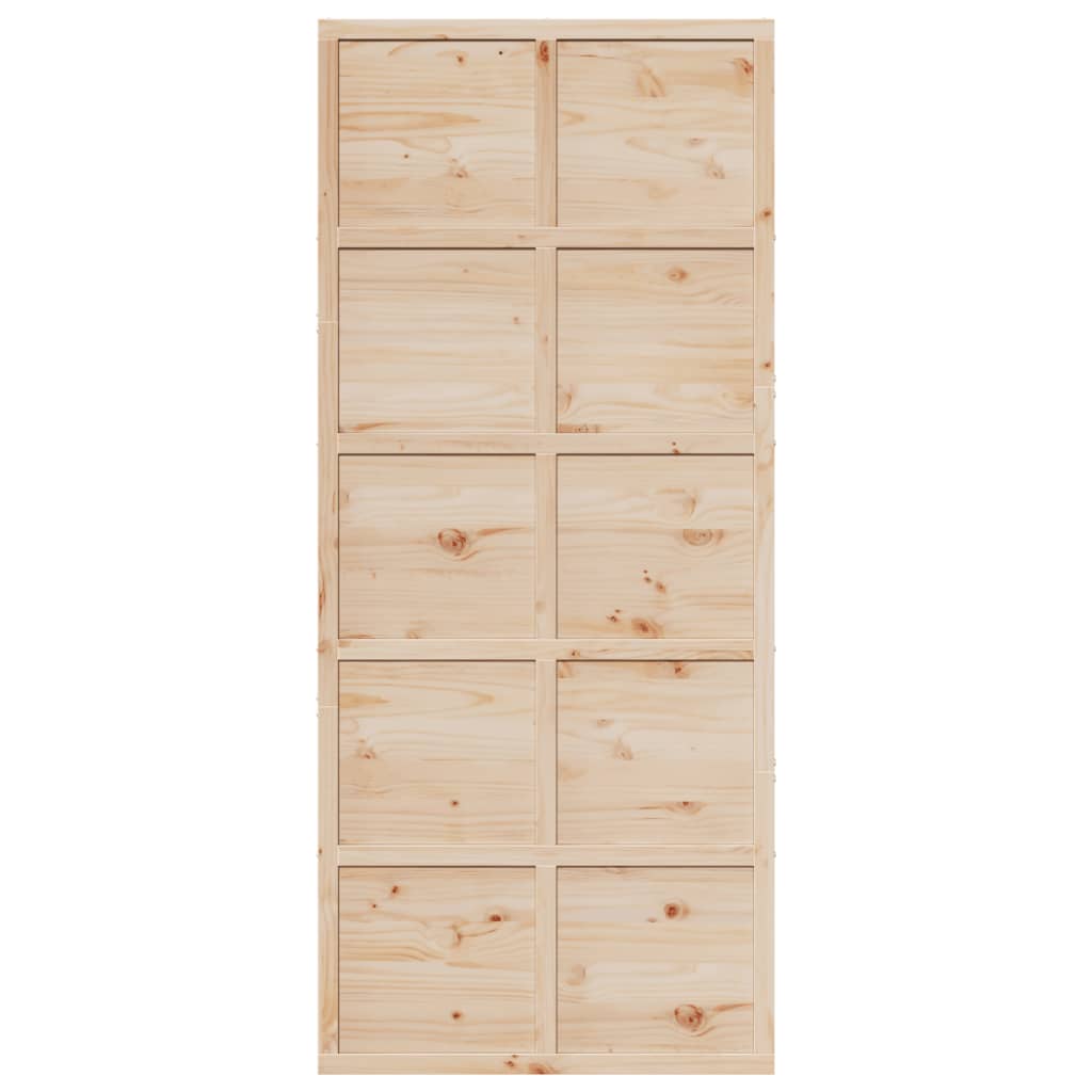 8721102823084_g_en_hd_2 vidaXL Barn Door 90x208 cm Solid Wood Pine - Image 4