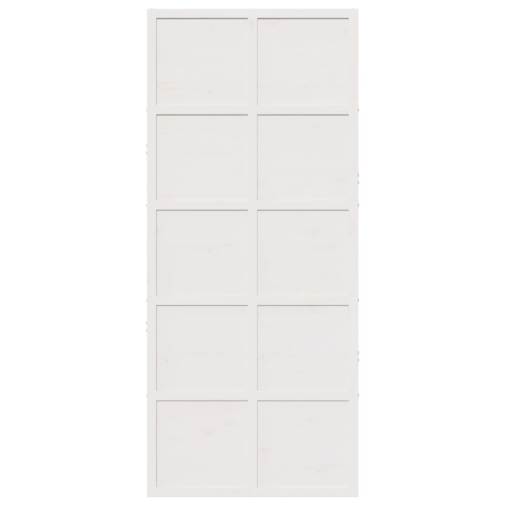 8721102823091_g_en_hd_2 vidaXL Barn Door White 90x208 cm Solid Wood Pine - Image 4