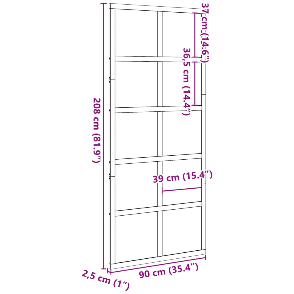 8721102823091_g_en_hd_8 vidaXL Barn Door White 90x208 cm Solid Wood Pine - Image 10