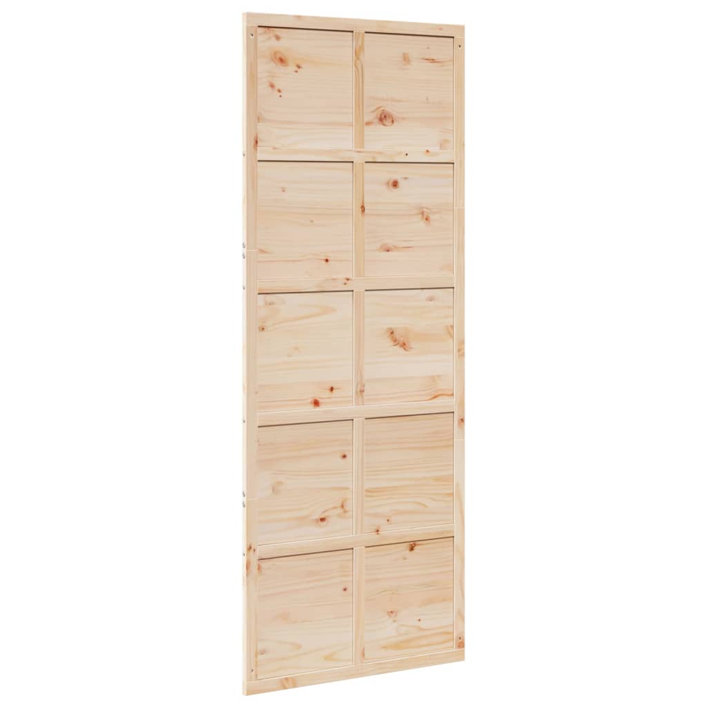 8721102823114_g_en_hd_4 vidaXL Barn Door 80x208 cm Solid Wood Pine - Image 6