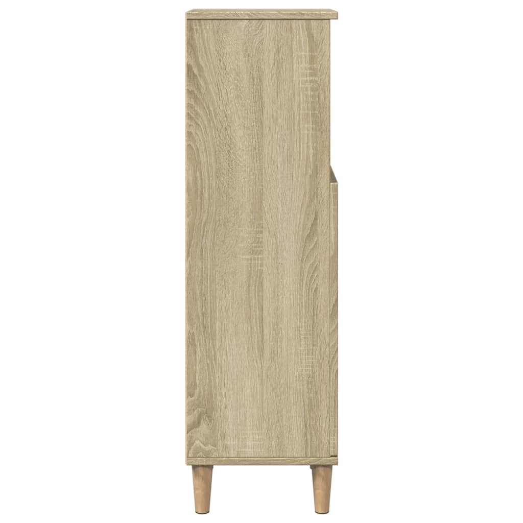 8721102823350_g_en_hd_3 vidaXL Bathroom Cabinet Sonoma Oak 30x30x100 cm Engineered Wood - Image 6