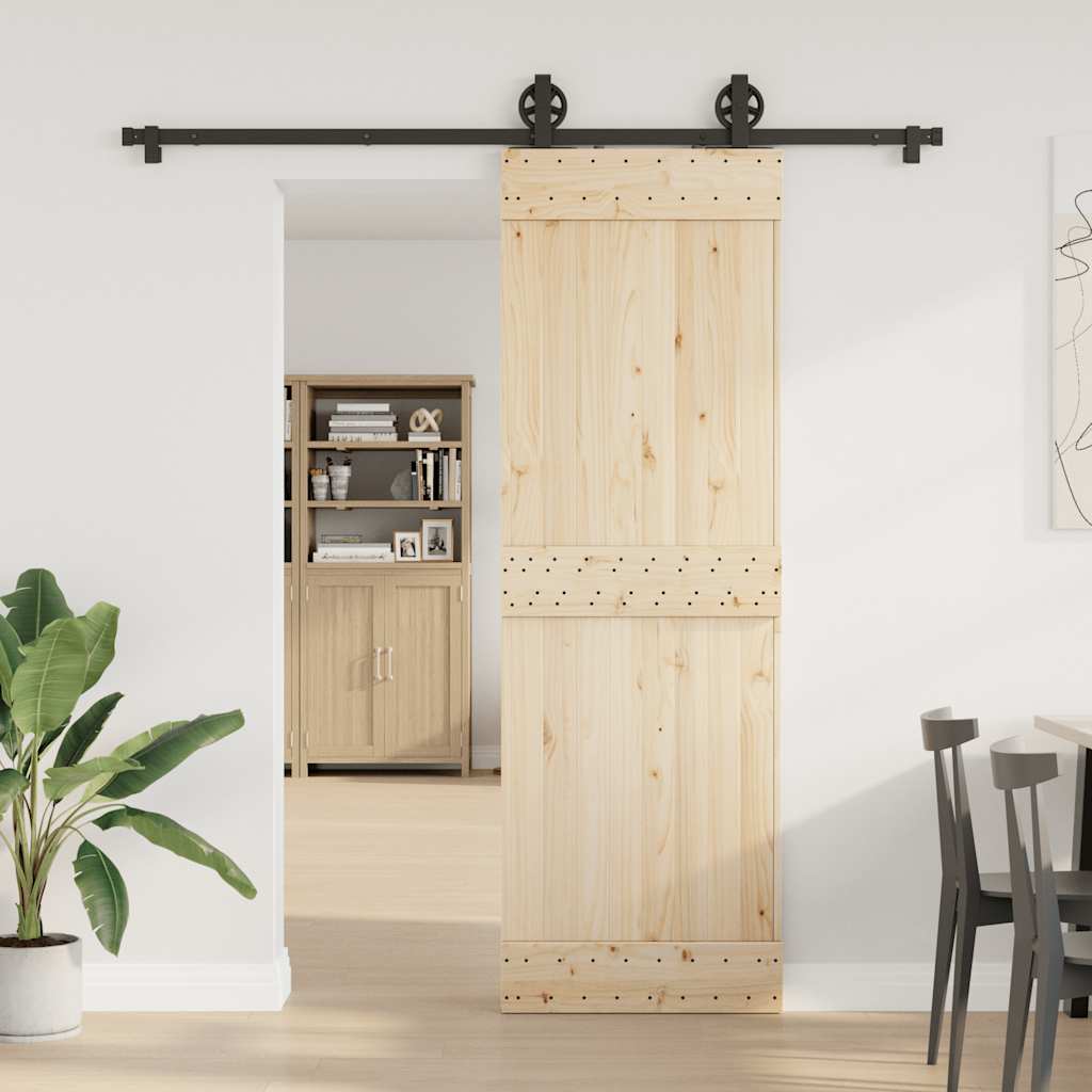 8721102849367_g_en_hd_1 vidaXL Sliding Door Hardware Kit 200 cm Steel Black - Image 3