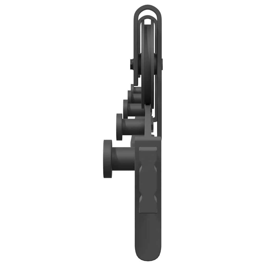 8721102849367_g_en_hd_4 vidaXL Sliding Door Hardware Kit 200 cm Steel Black - Image 6