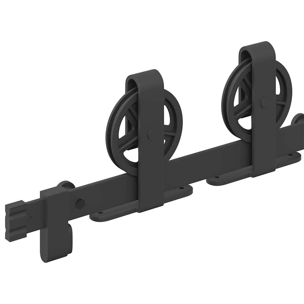 8721102849367_g_en_hd_8 vidaXL Sliding Door Hardware Kit 200 cm Steel Black - Image 10