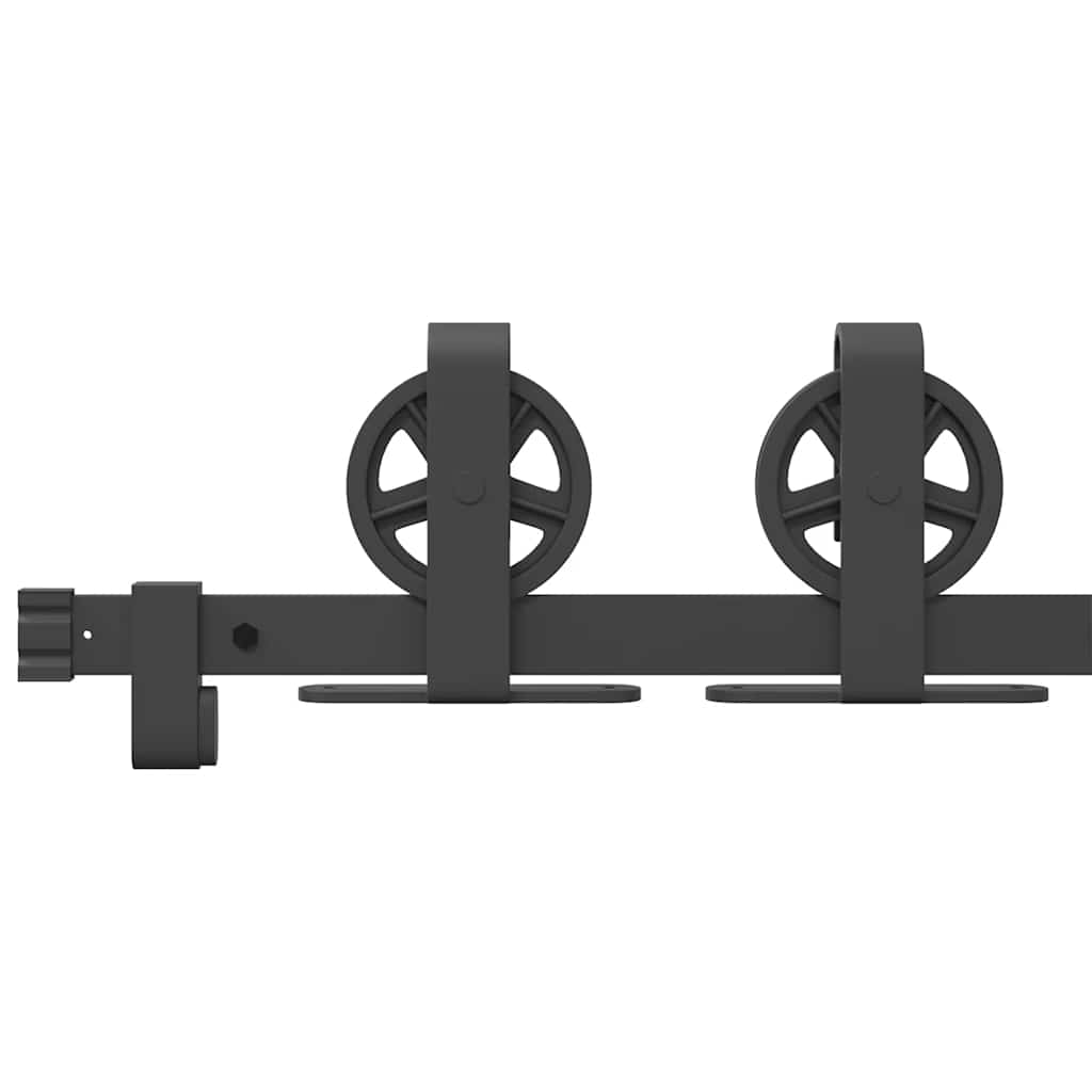 8721102849367_g_en_hd_9 vidaXL Sliding Door Hardware Kit 200 cm Steel Black - Image 11