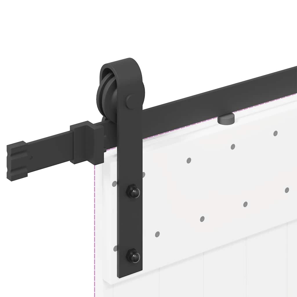8721102849404_g_en_hd_7 vidaXL Sliding Door Hardware Kit 200 cm Steel Black - Image 9