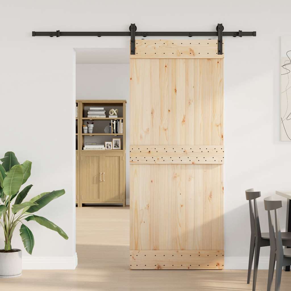 8721102849466_g_en_hd_1 vidaXL Sliding Door Hardware Kit 200 cm Steel Black - Image 3