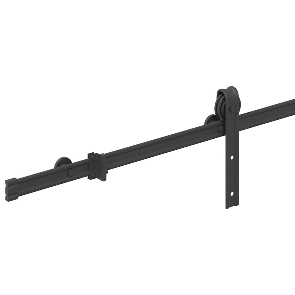 8721102849466_g_en_hd_8 vidaXL Sliding Door Hardware Kit 200 cm Steel Black - Image 10