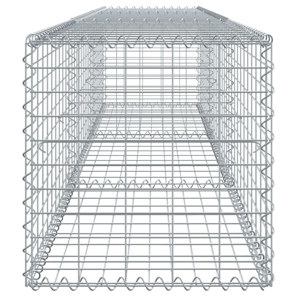 8721102850080_g_en_hd_2 vidaXL Gabion Basket with Cover 300x50x50 cm Galvanised Iron - Image 4