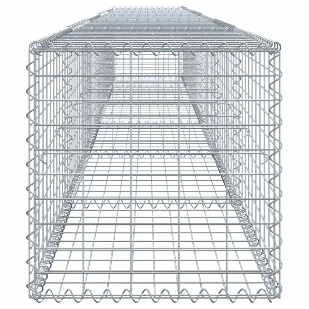 8721102850110_g_en_hd_2 vidaXL Gabion Basket with Cover 600x50x50 cm Galvanised Iron - Image 4