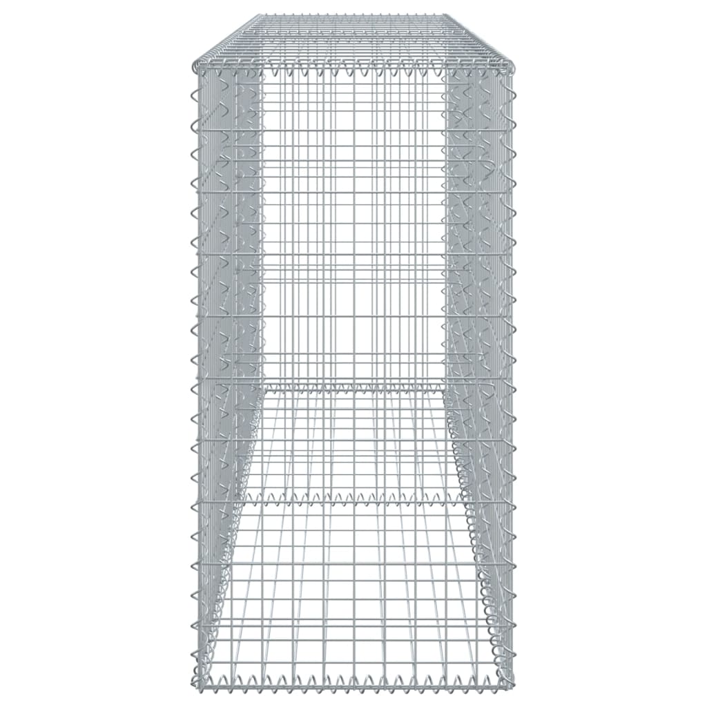 8721102850172_g_en_hd_2 vidaXL Gabion Basket with Cover 200x50x100 cm Galvanised Iron - Image 4
