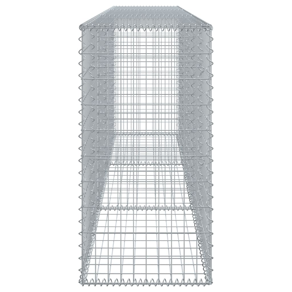 8721102850189_g_en_hd_2 vidaXL Gabion Basket with Cover 300x50x100 cm Galvanised Iron - Image 4