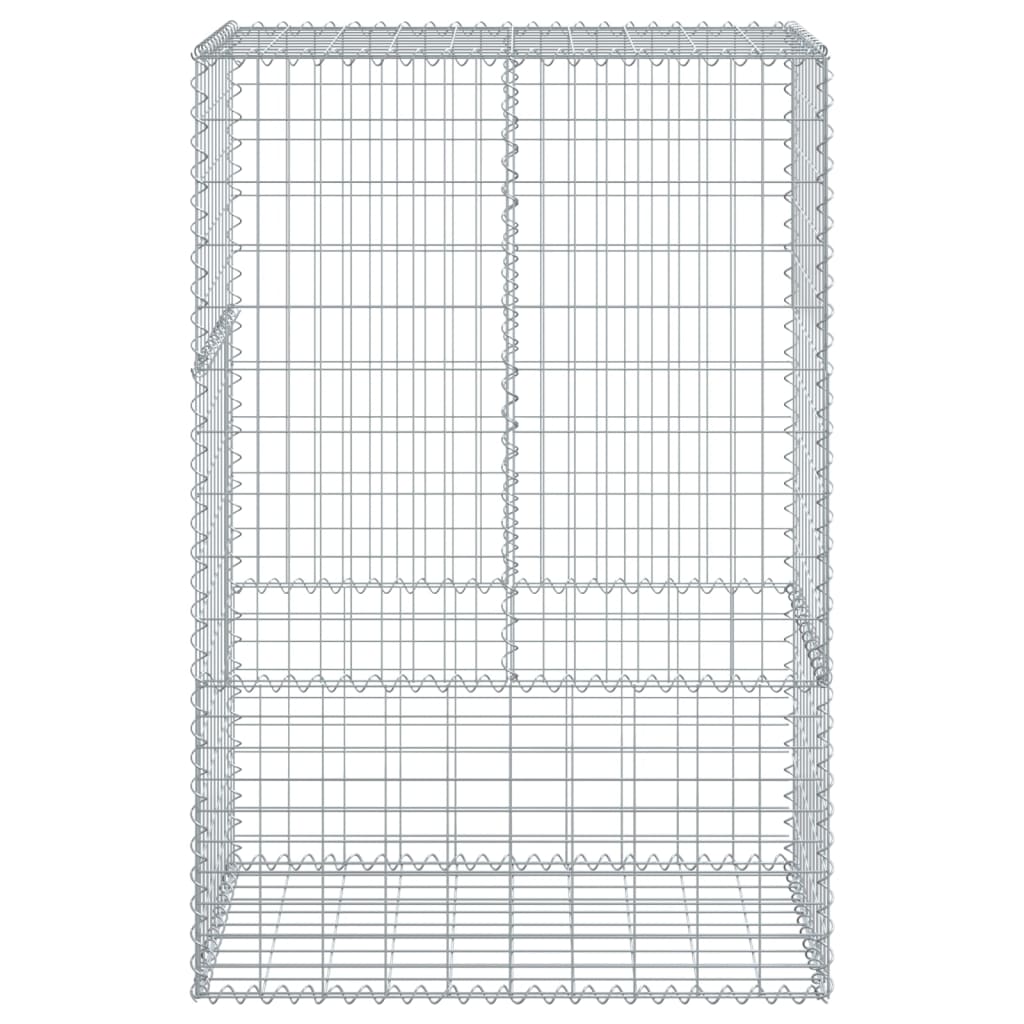 8721102850288_g_en_hd_1 vidaXL Gabion Basket with Cover 100x50x150 cm Galvanised Iron - Image 3