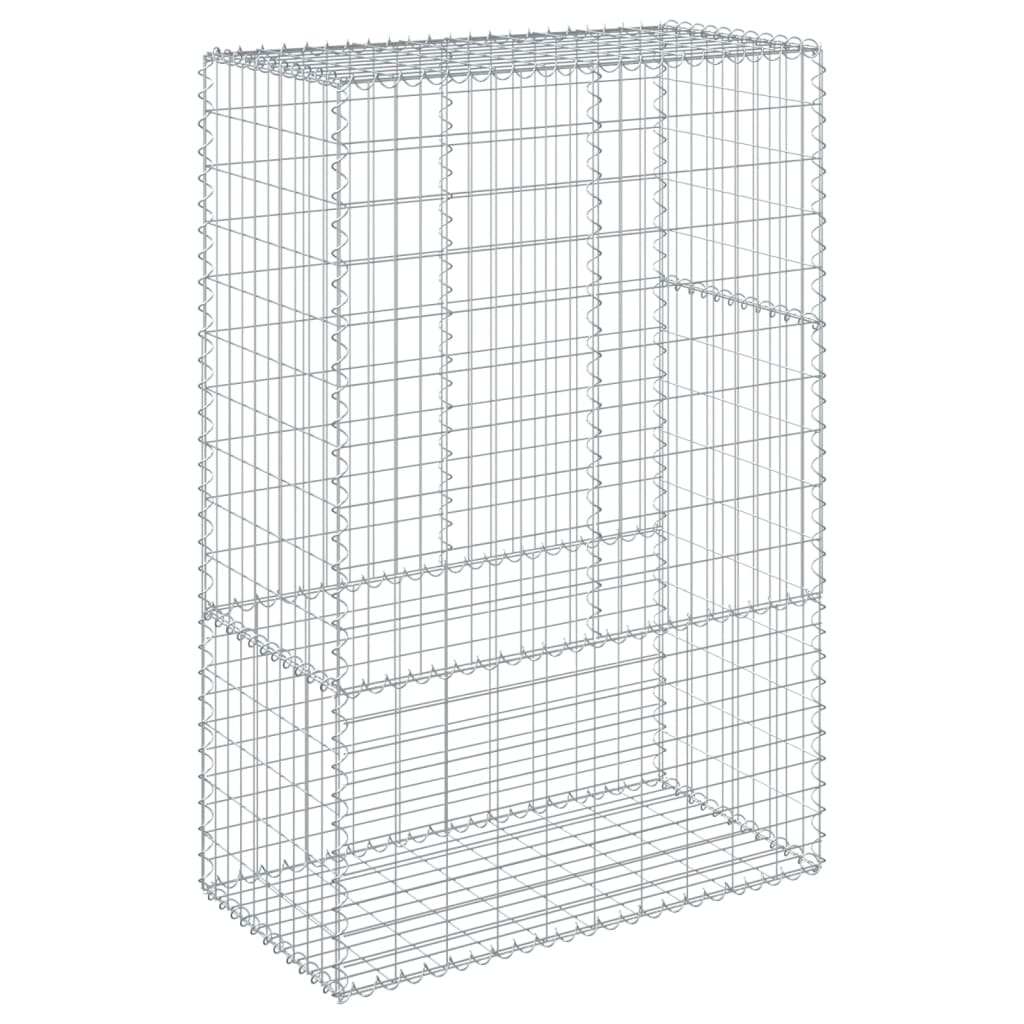 8721102850288_g_en_hd_3 vidaXL Gabion Basket with Cover 100x50x150 cm Galvanised Iron - Image 5