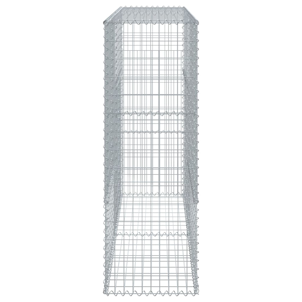 8721102850295_g_en_hd_2 vidaXL Gabion Basket with Cover 200x50x150 cm Galvanised Iron - Image 4