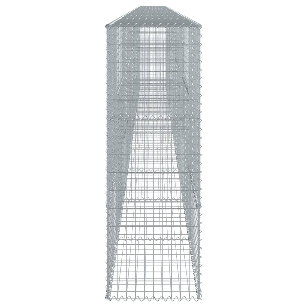 8721102850370_g_en_hd_2 vidaXL Gabion Basket with Cover 1000x50x150 cm Galvanised Iron - Image 4