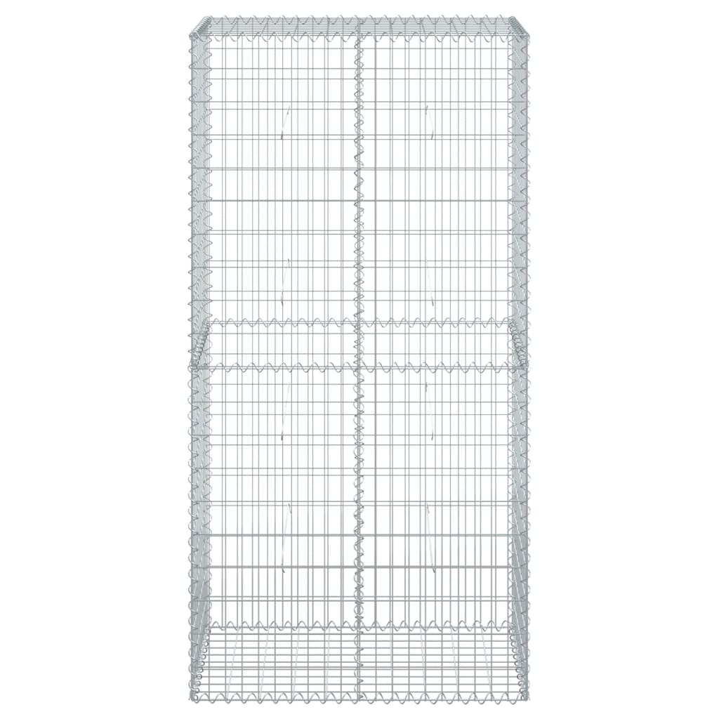 8721102850400_g_en_hd_1 vidaXL Gabion Basket with Cover 100x50x200 cm Galvanised Iron - Image 3