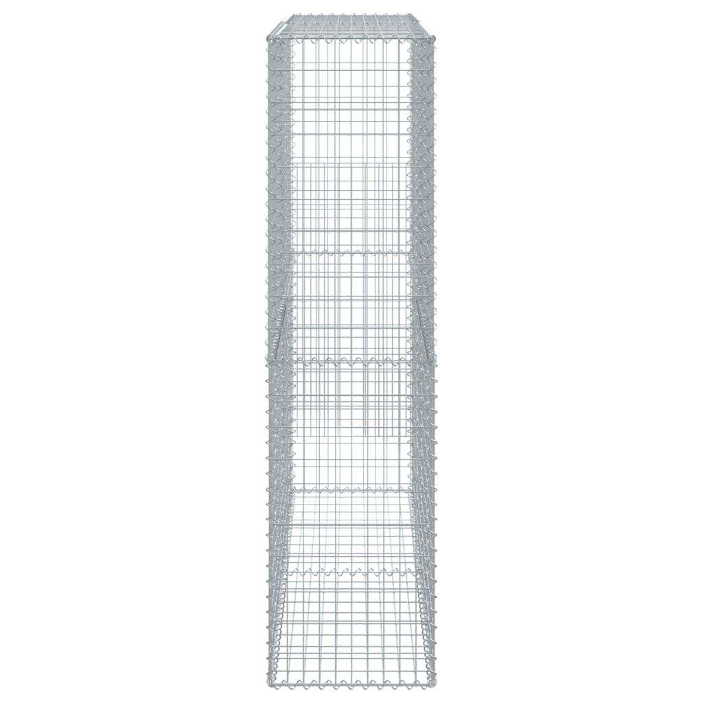 8721102850417_g_en_hd_2 vidaXL Gabion Basket with Cover 200x50x200 cm Galvanised Iron - Image 4