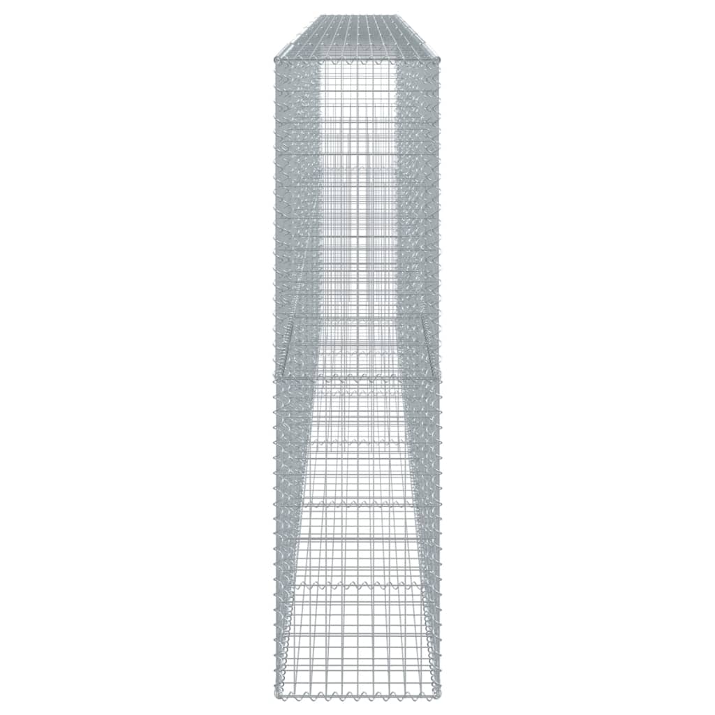 8721102850455_g_en_hd_2 vidaXL Gabion Basket with Cover 600x50x200 cm Galvanised Iron - Image 4