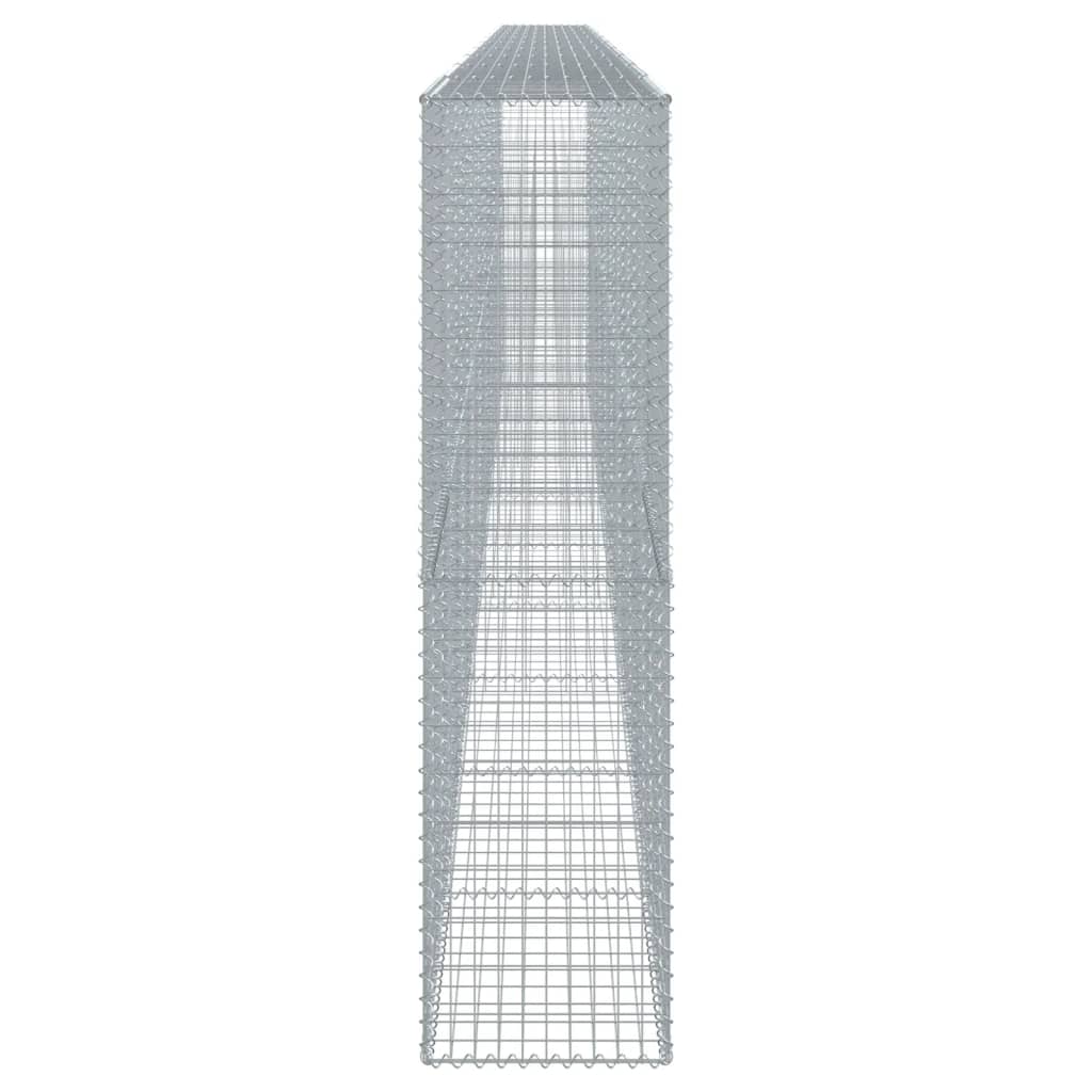 8721102850493_g_en_hd_2 vidaXL Gabion Basket with Cover 1000x50x200 cm Galvanised Iron - Image 4