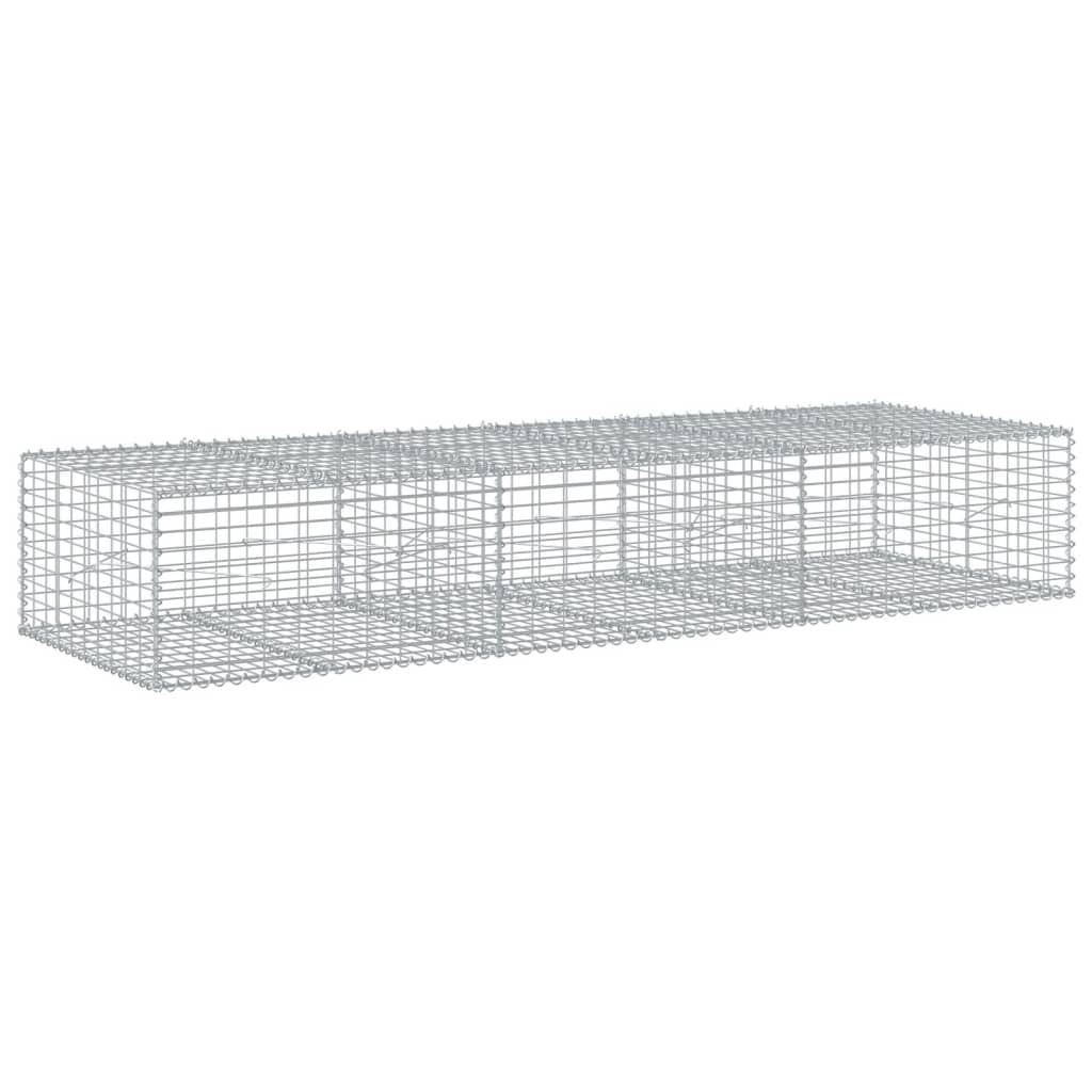 8721102850547_a_en_hd_1 vidaXL Gabion Basket with Cover 300x100x50 cm Galvanised Iron - Image 2