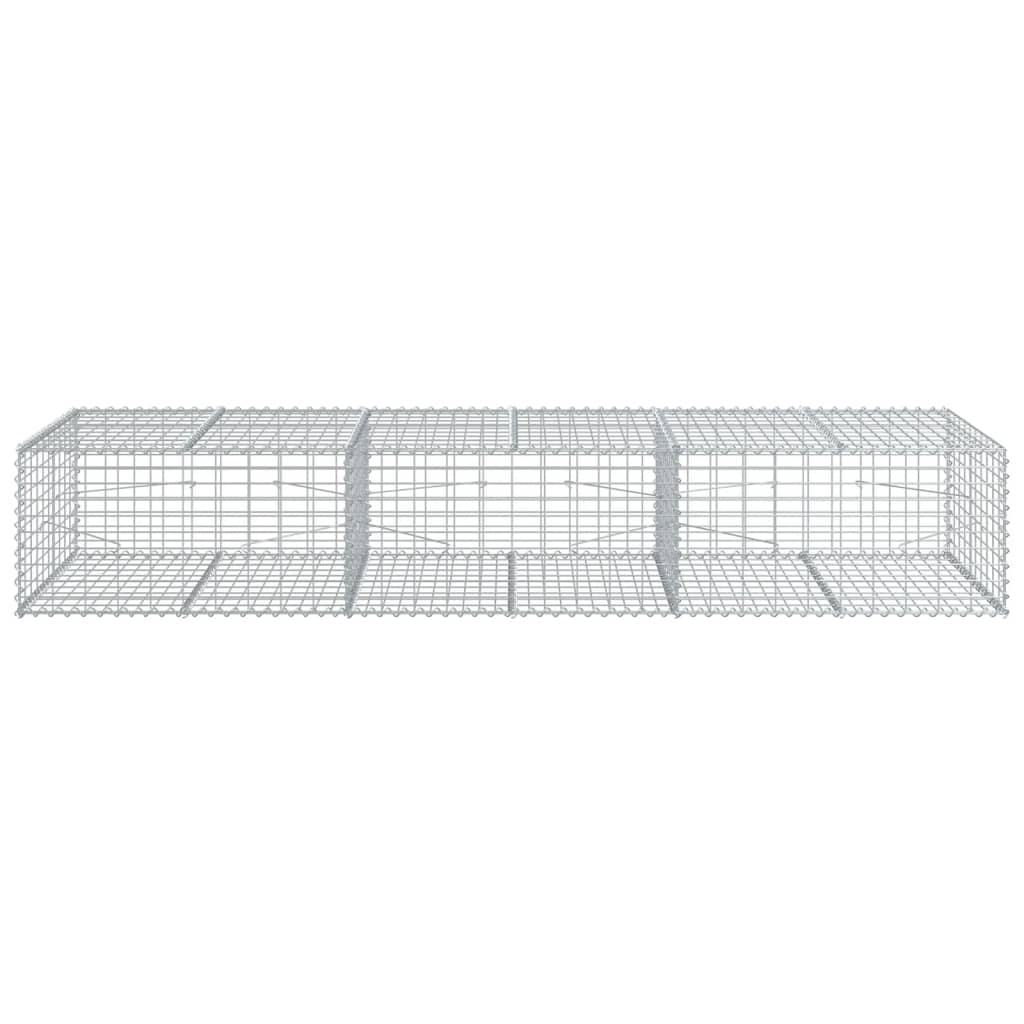 8721102850547_g_en_hd_1 vidaXL Gabion Basket with Cover 300x100x50 cm Galvanised Iron - Image 3