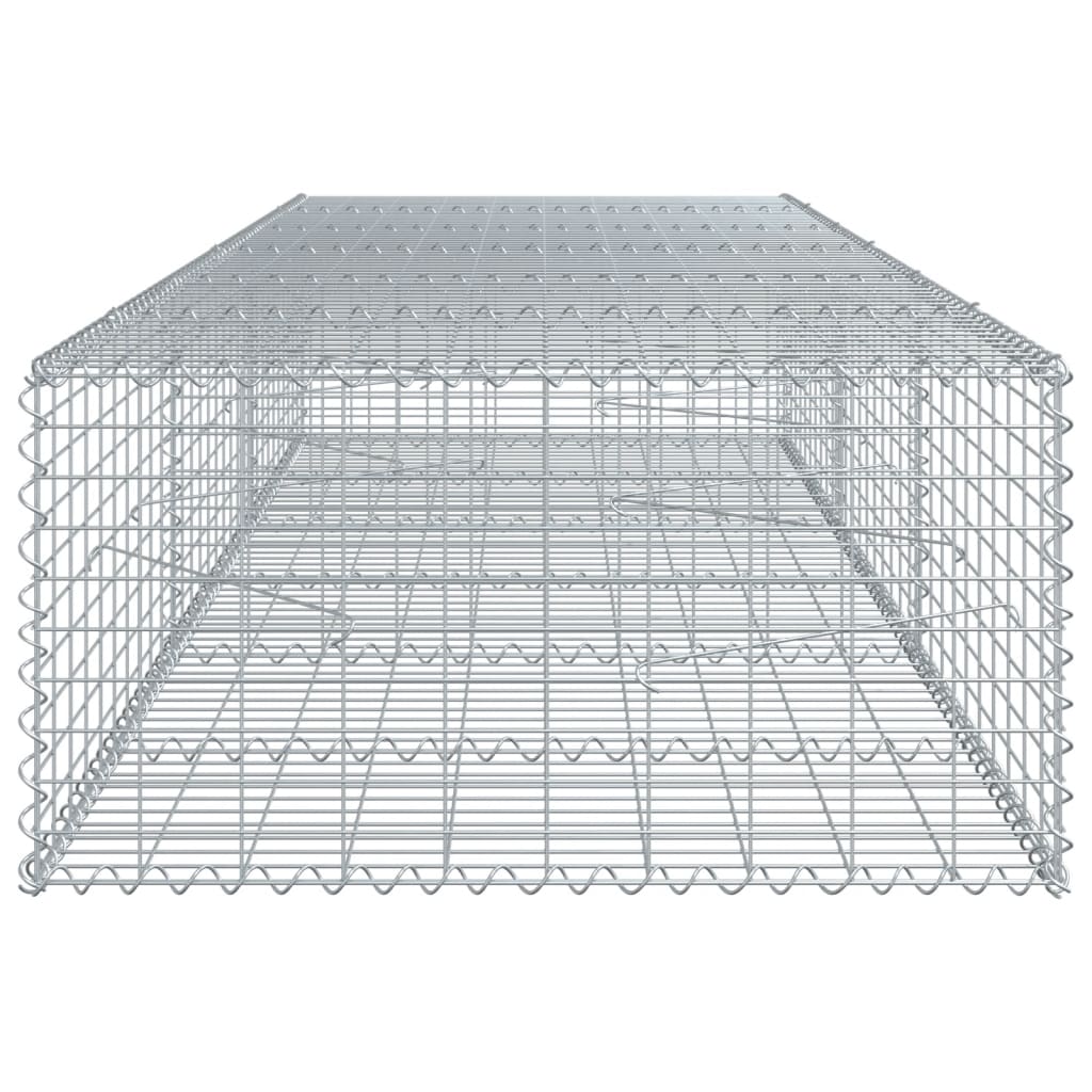 8721102850547_g_en_hd_2 vidaXL Gabion Basket with Cover 300x100x50 cm Galvanised Iron - Image 4