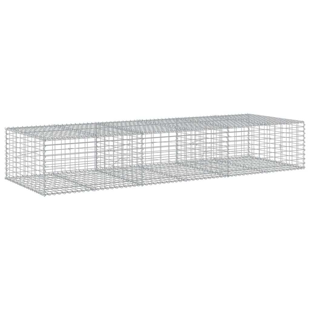 8721102850547_g_en_hd_3 vidaXL Gabion Basket with Cover 300x100x50 cm Galvanised Iron - Image 5