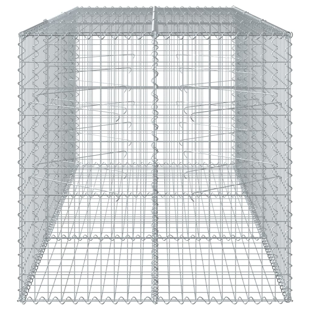 8721102850684_g_en_hd_2 vidaXL Gabion Basket with Cover 300x100x100 cm Galvanised Iron - Image 4