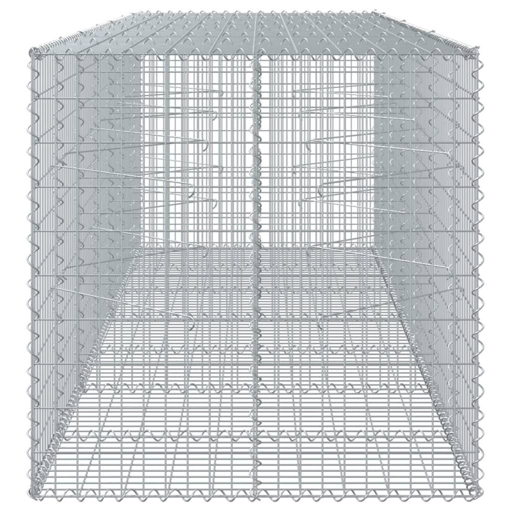 8721102850691_g_en_hd_2 vidaXL Gabion Basket with Cover 350x100x100 cm Galvanised Iron - Image 4