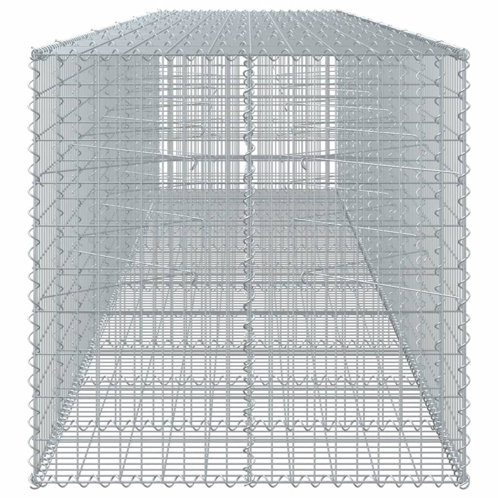 8721102850738_g_en_hd_2 vidaXL Gabion Basket with Cover 550x100x100 cm Galvanised Iron - Image 4