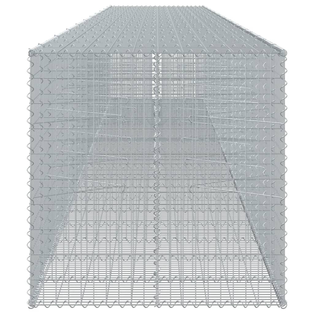 8721102850837_g_en_hd_2 vidaXL Gabion Basket with Cover 1050x100x100 cm Galvanised Iron - Image 4