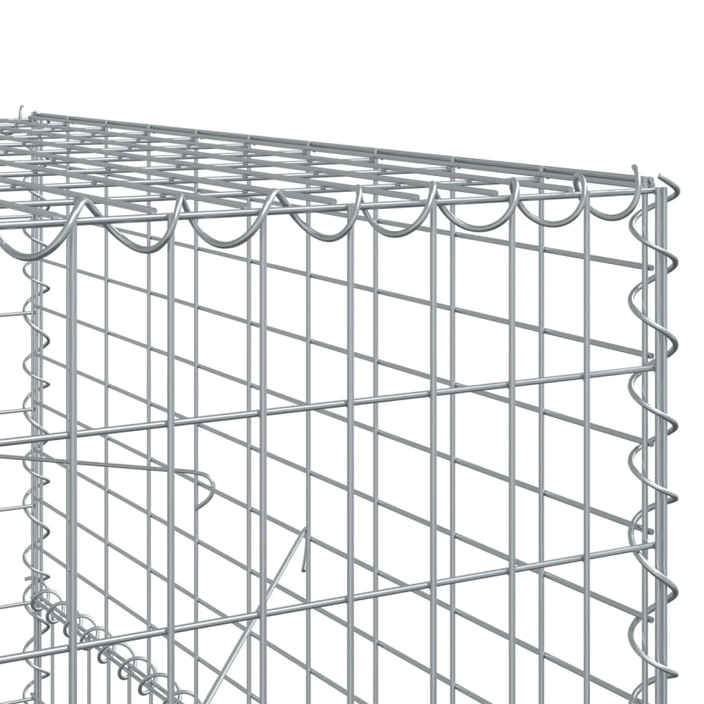 8721102850899_g_en_hd_4 vidaXL Gabion Basket with Cover 300x100x150 cm Galvanised Iron - Image 6