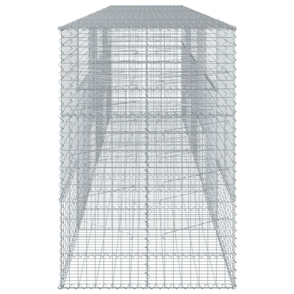 8721102850929_g_en_hd_2 vidaXL Gabion Basket with Cover 600x100x150 cm Galvanised Iron - Image 4