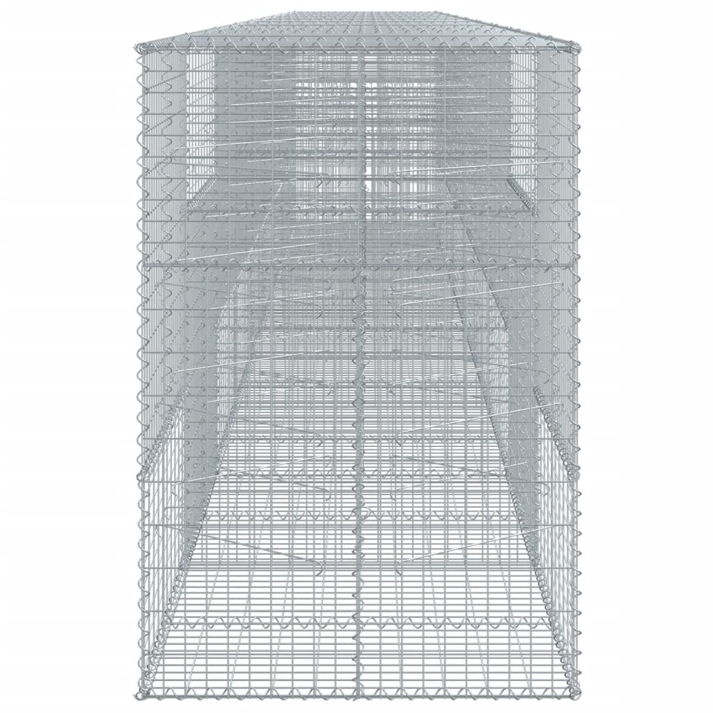 8721102850950_g_en_hd_2 vidaXL Gabion Basket with Cover 900x100x150 cm Galvanised Iron - Image 4