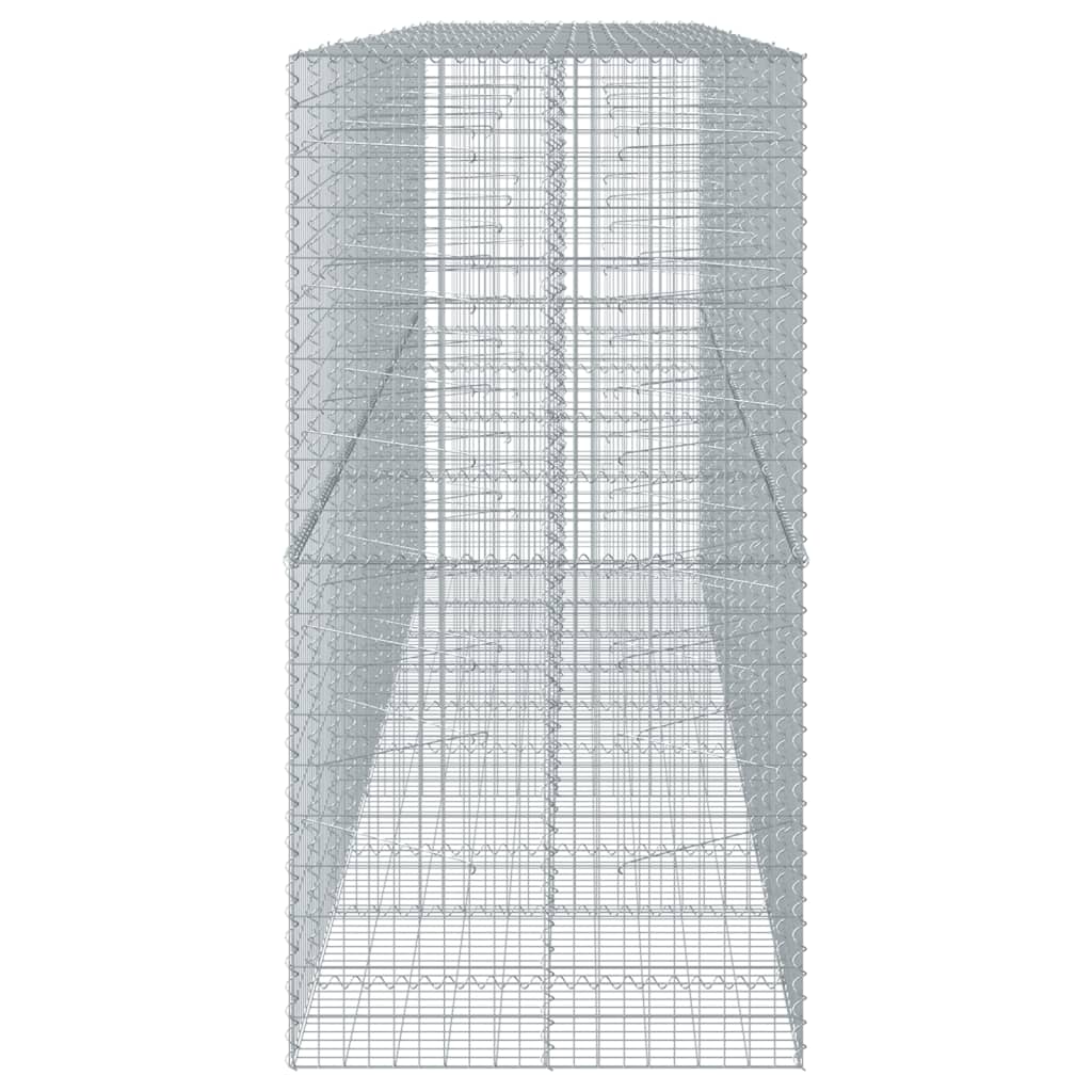 8721102851070_g_en_hd_2 vidaXL Gabion Basket with Cover 500x100x200 cm Galvanised Iron - Image 4