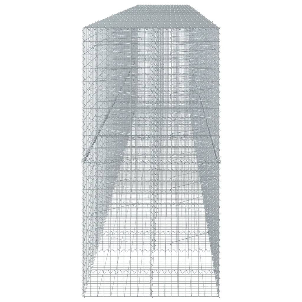 8721102851162_g_en_hd_2 vidaXL Gabion Basket with Cover 950x100x200 cm Galvanised Iron - Image 4