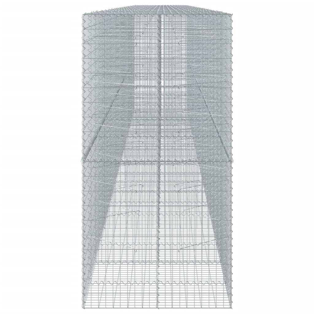 8721102851186_g_en_hd_2 vidaXL Gabion Basket with Cover 1050x100x200 cm Galvanised Iron - Image 4