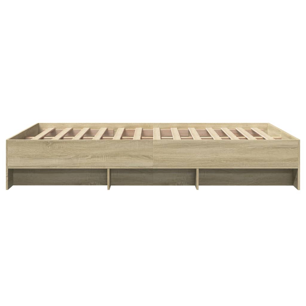 8721102856945_g_en_hd_4 vidaXL Bed Frame without Mattress Sonoma Oak 135x190 cm Engineered Wood - Image 6